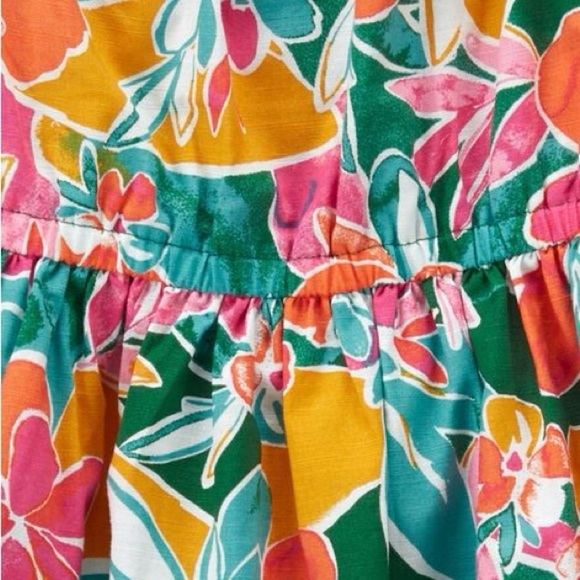 Carter’s | Girls Tropical Floral Sundress - Picture 3 of 3